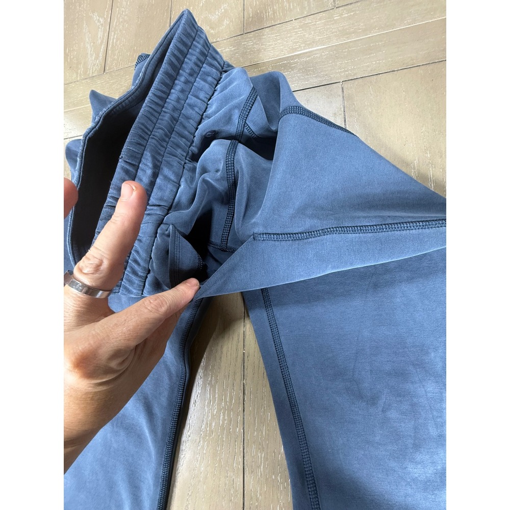 Lululemon Softstreme Pants Womens 4 Blue High Rise Straight Leg Relaxed Fit - Picture 10 of 13